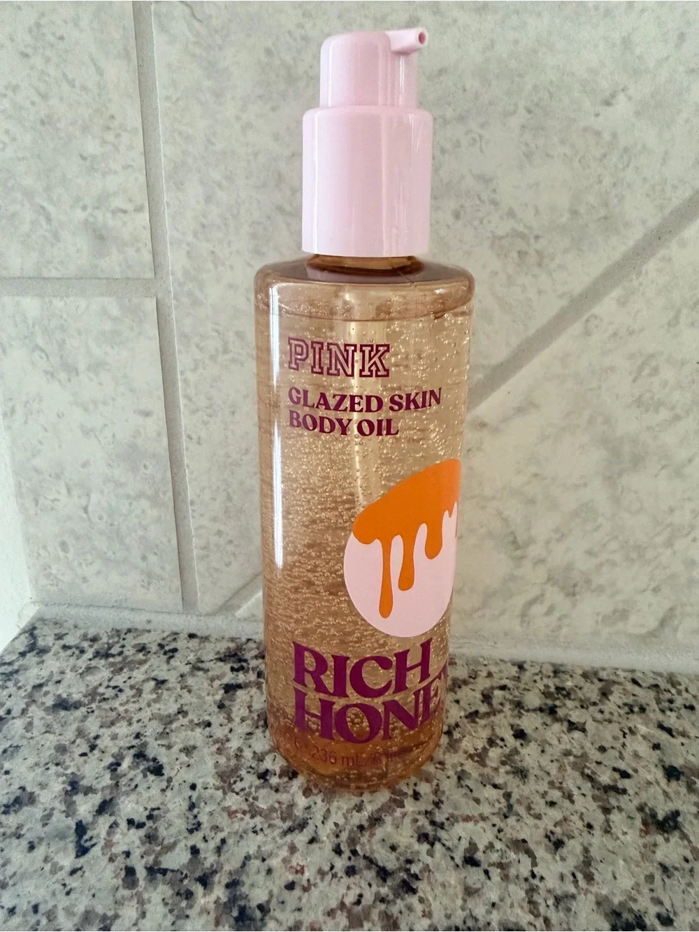 PINK Victoria's Secret Rich Honey Glazed Skin Body Oil - Picture 4 of 5